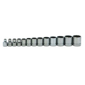 Williams Tools USA SAE 3/8" Drive Shallow 12 Point Socket Set 13-Pcs WSB-13RC