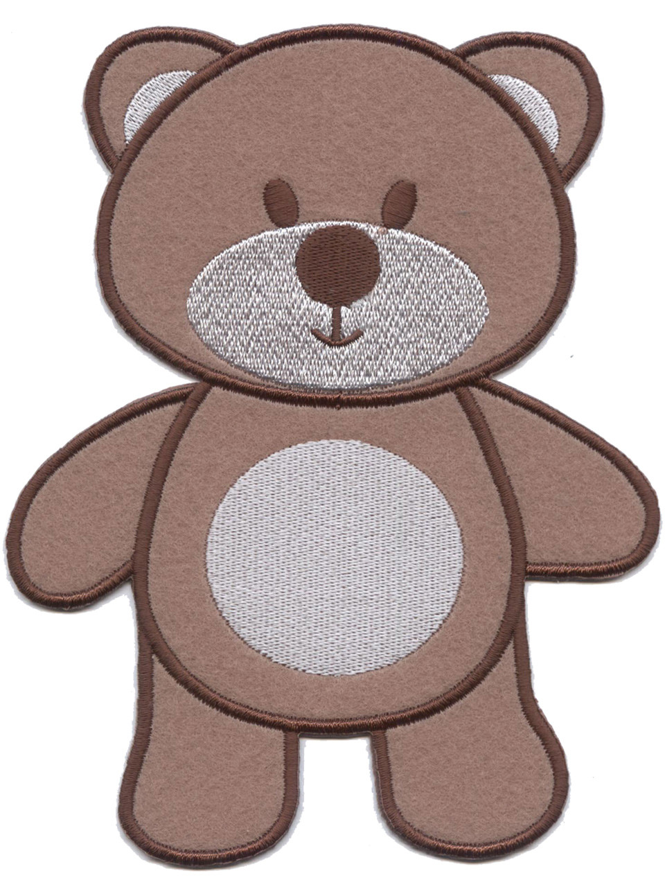 Large Brown Teddy Sew On Motif Or Patch For Adult Baby Clothing Abdl