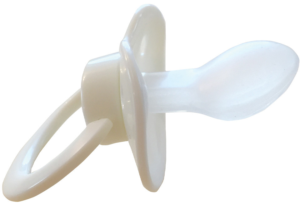 White Cuddlz Adult Baby Dummy / Pacifier For Adults Size Large ABDL for