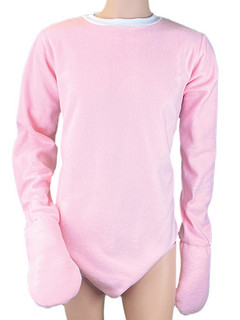 Adult Baby Pink PLASTIC PANTS. Side Snaps to Open at Front. Light