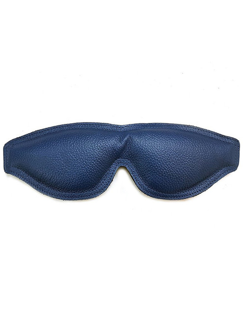 Classic Leather Blindfold, Padded Fabric Lining - The Tool Shed: An Erotic  Boutique