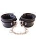 Black Rouge High Quality Leather Padded Wrist Cuffs For Bondage BDSM Restraints