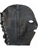 Black Rouge Soft Leather Full Face Gimp Mask or Hood Choice of Colour Black Red Camouflage Yellow BDSM Bondage Slave ABDL