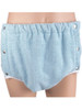 Cuddlz Side Fastening Baby Blue Terry Towelling Adult Incontinence Brief Pants Double Thickness ABDL Washable Nappy Nappies Diaper