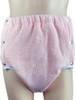 Cuddlz Side Fastening Baby Pink Terry Towelling Adult Incontinence Brief Pants Double Thickness ABDL Washable Nappy Nappies Diaper