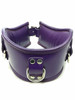 Purple Rouge Padded Posture neck brace collar with 3 d rings for Bondage bdsm slave gimp puppy pony play