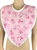 Cuddlz Pink Animal Pattern And Terry Towelling Reversible Adult Baby Bib ABDL