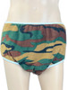 Green Camouflage Cuddlz Terry and Fleece Pull Up Pant ABDL Incontinence Adult Brief washable and reusable