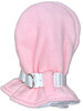 Cuddlz Baby Pink fleece ABDL Padded Adult Baby Mittens With Locking Lockable Option Gloves Wrist Restraints