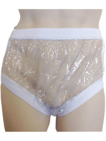 Cuddlz adult plastic pants. Unisex to wear over adult nappies or underwear  for day and night protection.