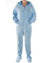 Cuddlz Baby Blue footed onesie for adults with feet adult baby footed sleeper abdl onesies pjs pyjamas abdl