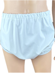 Cuddlz White Stretchy PU Plastic Pull Up Incontinence Waterproof Pants For Adults ABDL Diaper Lovers Adult Baby PVC Pants