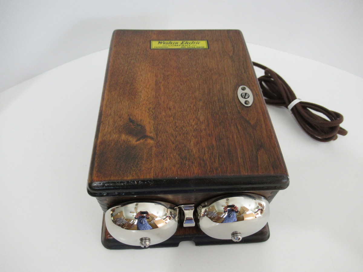 Western Electric 295 oak subset with outside nickel bells is a