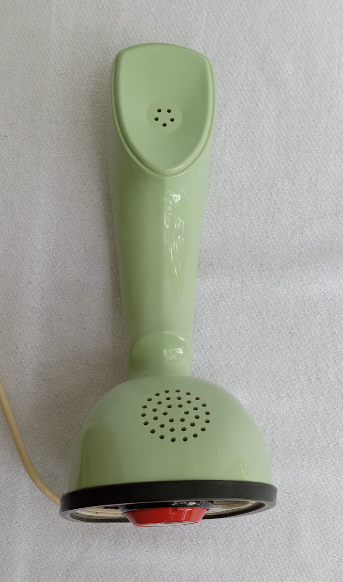 Green or Crystal Mint Ericofon telephone is a fully working