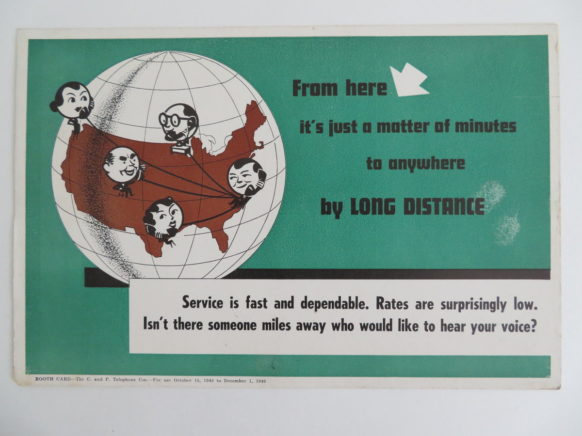 Phone booth advertising sign for antique phone booths | Old Phone Shop