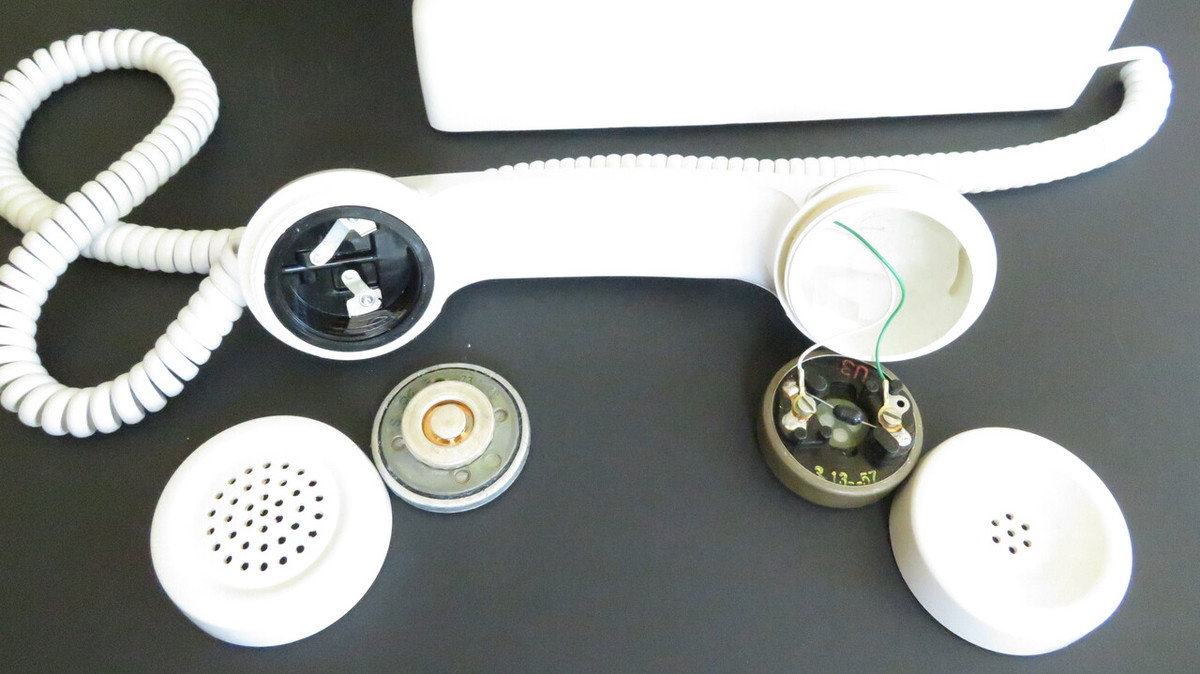 Western Electric White 554 rotary dial wall telephone | Old Phone Shop