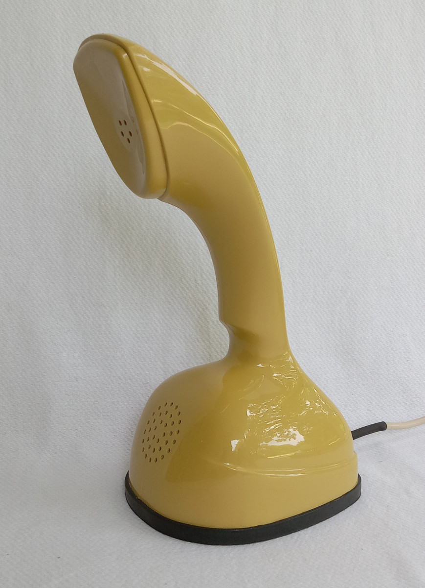 Harvest Gold Ericofon made by North Electric Rotary dial telephone