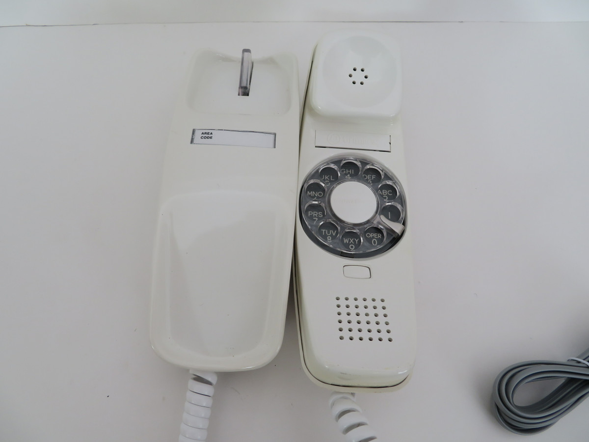 Western Electric White 500 rotary dial phone