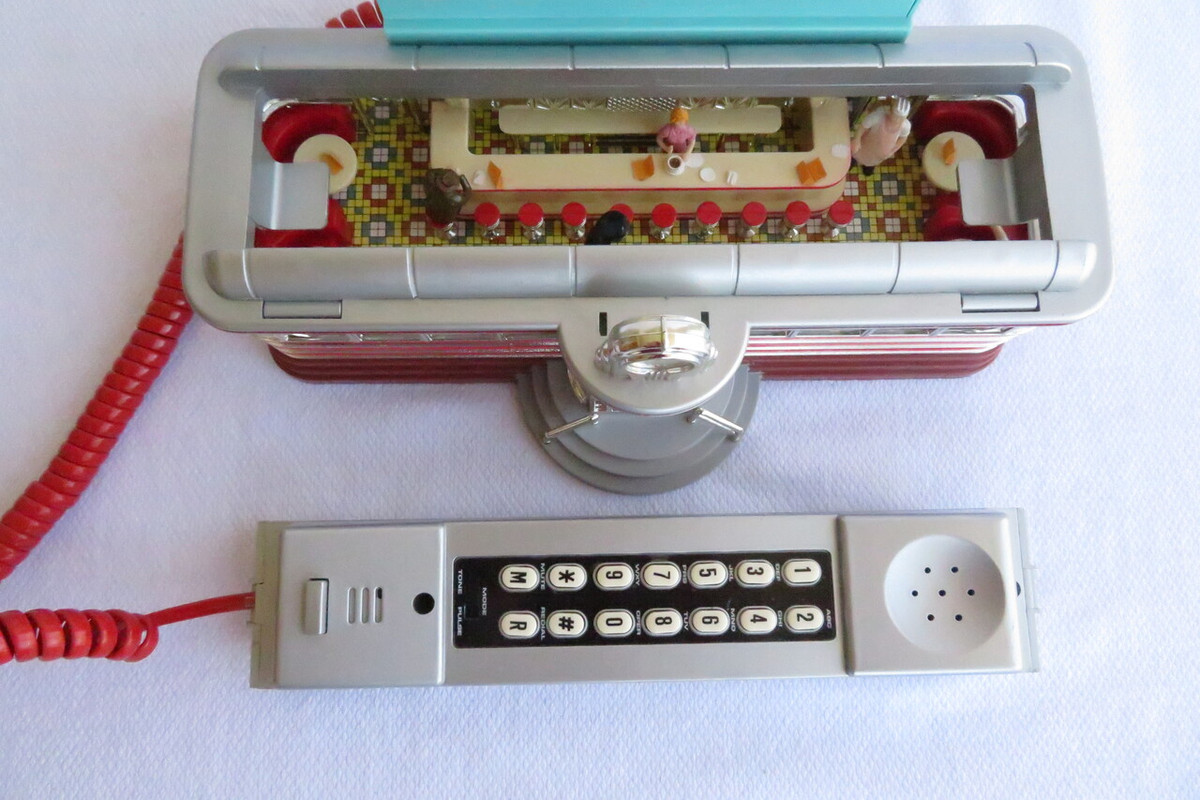 Joes Diner 50s musical phone with Neon Lights | Old Phone Shop