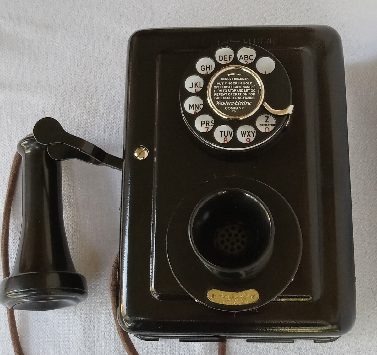 1920 Western Electric 553 wall telephone Hotel phone | Old Phone Shop