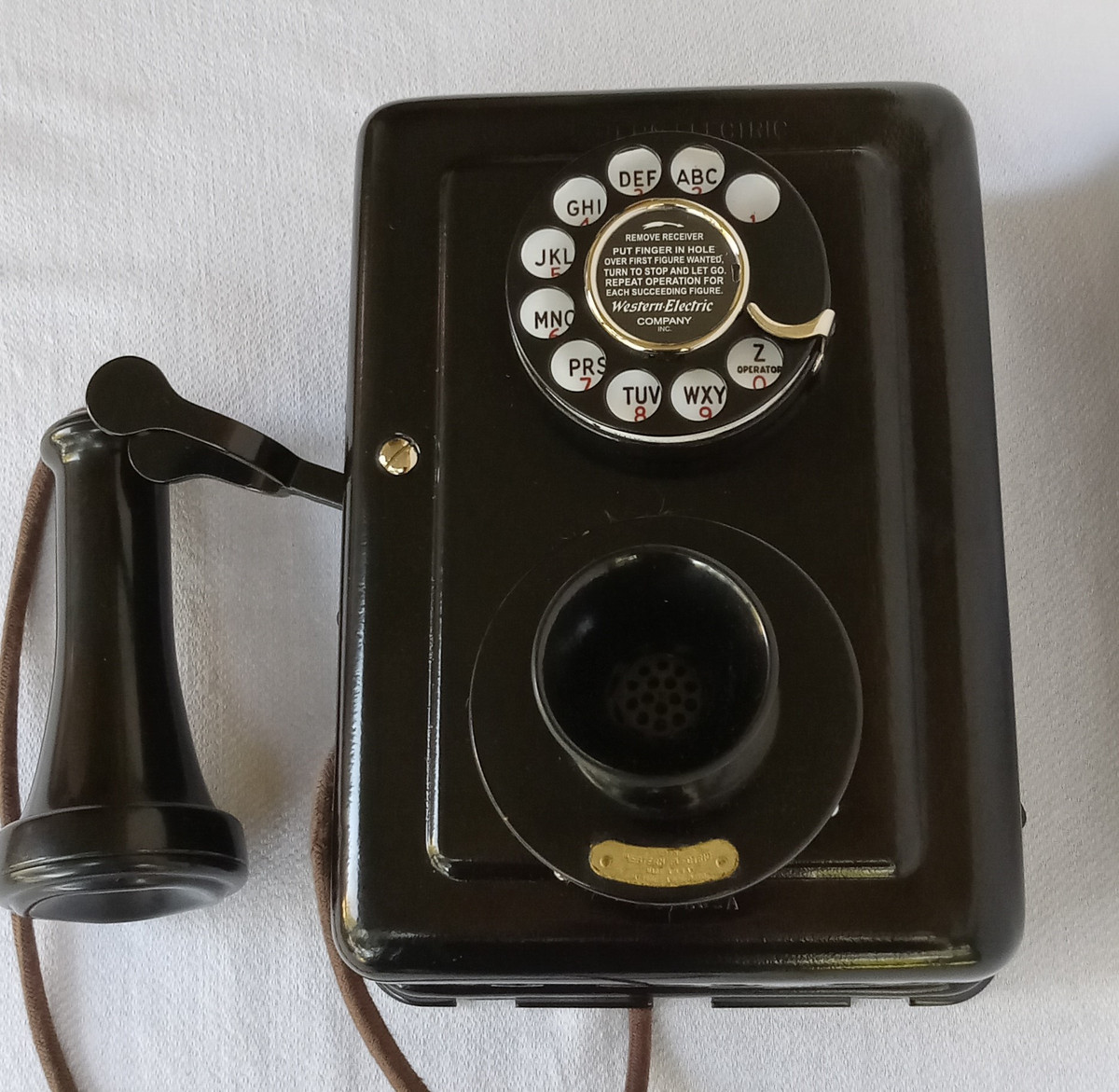 1920 Western Electric 553 wall telephone Hotel phone | Old Phone Shop