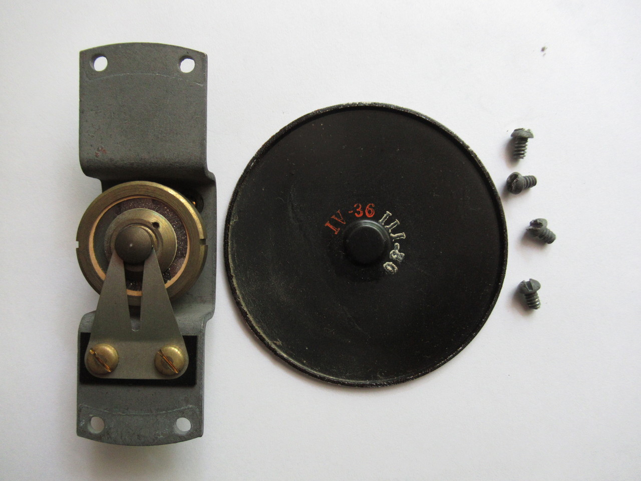 Western Electric 317 wood wall phone transmitter assembly Old Phone Shop