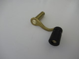  Wooden wall telephone  magneto crank handle   Brass