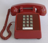   Western Electric telephone Red 2500 touch tone beauty Works  