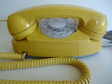 Yellow Princess telephone, works