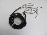  Subset rubber bell box ringer cord black 4 conductor original 