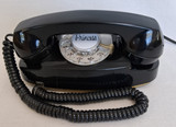 Black Princess rotary dial Phone, original finish. 