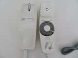 White Rotary Trim Line phone Western Electric