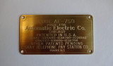 AE750 Code plate 