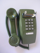 Green 2554 telephone Western Electric wall telephone 
