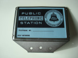 3  slot payphone top flag frame and card set 
