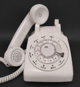 Stromberg Carlson white rotary 500 telephone 
