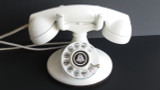   Western Electric White 202  with F1 handset antique telephone