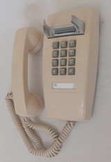 Beige  2554 touch tone wall phone 