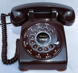   Western Electric Mahogany 1955 soft plastic WE 500 