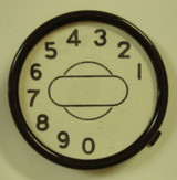 Dial center set with number card  4 pc set 