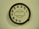 Dial center set with number card  4 pc set 