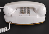 White Princess Phone Touch Tone phone