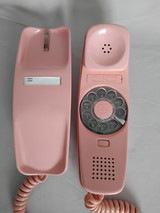   Pink Rotary  trimline telephone  