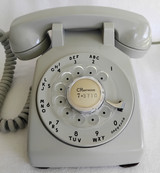 Western Electric 500 desk phone Light Grey soft plastic  1957 