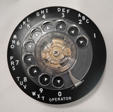   Automatic Electric  3 slot payphone dial  w/ Plastic Finger wheel 