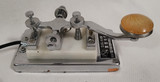   Rare Japanese  Railroad Telegraph Key Heavy metal base  telegraph