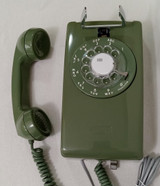   Western Electric 554 wall phone Moss Green Hardwire
