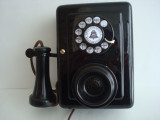 Original Antique working 1920 Western Electric wall telephone 653 A candlestick