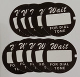 Western Electric / Northern Electric  Dial Number Card  Script  Lot of 10
