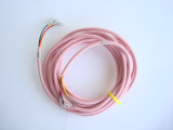 Pink  round line cord for Western Electric and Automatic Electric Princess and 500 series telephones NOS 